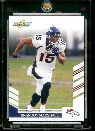 2007 Score # 256 Brandon Marshall - Denver Broncos - NFL Football Card