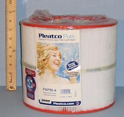 Pool/Spa Filter Cartridge Pleatco PAP50-4 Replaces Unicel C-9405/Filbur FC-0684/Predator 50 - Clean & Clear 50