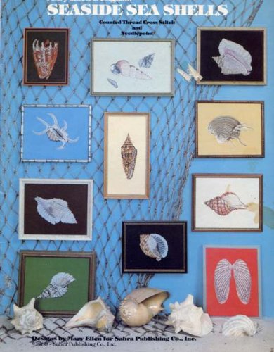 Mary Ellen Designs Seaside Sea Shells Counted Thread Cross Stitch and Needlepoint