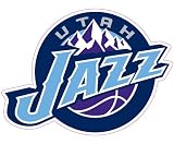 Utah Jazz Glass Tatz Mini-Cutz Window Decal