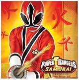 Power Rangers Samurai Lunch Napkins (16) Party Supplies [Toy] [Toy]