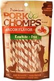 Scott Pet Products 30 Count Pork Chomps Bacon Twists Treat, Mini