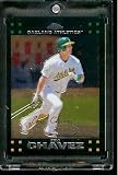 2007 Topps Chrome #208 Eric Chavez Oakland Athletics Baseball Card - Mint Condition - Shipped In Protective Display Case !