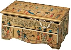 SALE!! Keepsake of the Pharaoh: Egyptian Jewelry Box