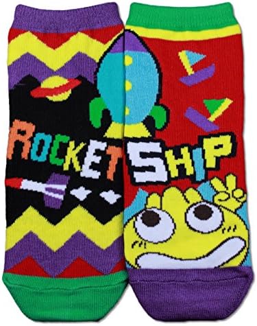 Gama Family Word Learning Unisex Children Socks - Teach Compound Word Rocketship