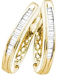 0.25CTW DIAMOND FASHION HOOPS
