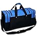 Everest Luggage Sports Travel Gear Bag, Royal Blue / Black Large