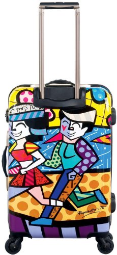 Heys USA Luggage Britto Spring Love 22 Inch Hardside Carry-on Spinner, Spring Love, 22 Inch