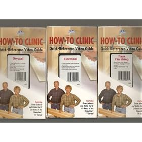 Wood Flooring HOW-TO CLINIC 7 Quick-Reference Video Guides (VHS) * Drywall * Electrical * Faux Finishing * Wood Flooring * Basic Ceramic Tile * Ceramic Tile Countertops * Bathrooms