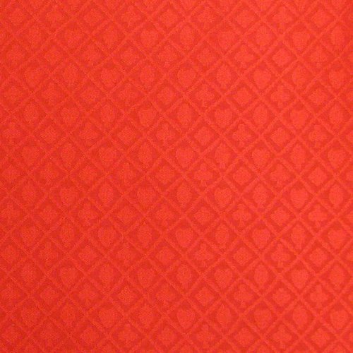 Trademark Stalwart Waterproof Poker Table Cloth (Red)