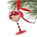 Nebraska Cornhuskers Hand-Painted Mini Wine Glass Christmas Ornament