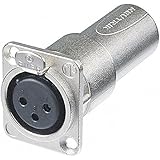 Neutrik NA3FDM XLR D Series 3-Pin Female to Male Adapter