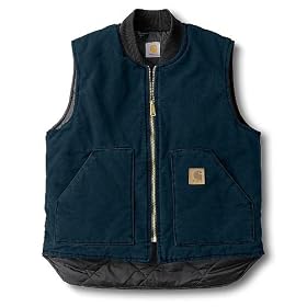 Mens CARHARTT Cotton Sandstone Arctic Vests (ALL COLORS) (Sizes SML - 4XL R T) SPR-SUM... by Carhartt Vests