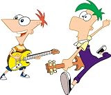 RoomMates RMK1534GM Phineas and Ferb Peel & Stick Giant Wall Decals