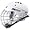Nike Bauer 1500 Hockey Helmet with Mask - Small/White