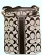 AUTHENTIC SIGNATURE ZIP CROSSBODY SWINGPACK 41891 Black/White