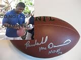 RANDALL MCDANIEL,MINNESOTA VIKINGS,HOF,SIGNED,AUTOGRAPHED,NFL FOOTBALL,WITH PROOF + COA