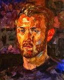 Custom Order #LF-H88, Oil on Canvas, Custom Painting of The Person You Love, For 1 Person of Customer's Choice, Style: Expressionism, with Signature Text "YOU FOREVER", Canvas Size 17 x 27 inch