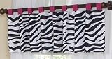 Funky Zebra Window Valance by JoJo Designs