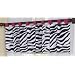 Funky Zebra Window Valance by JoJo Designs