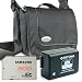 SET aus Mantona SportsBag + Speicherkarte Samsung Essential SDHC 8GB Class 6 !! + PATONA Akku für Panasonic DMW BMB9E mit Infochip - Intelligentes Akkusystem - 100% kompatibel -- mit Restlaufzeitanzeige -- Für Panasonic Lumix DMC FZ62 FZ45 FZ48 FZ100 FZ150