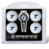 BSS - St. Louis Blues NHL 4 Ball/Divot Tool Set