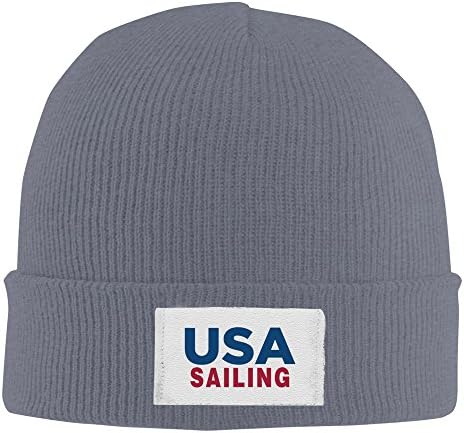 USA Sailing Team 2016 Sailor Acrylic Knit Beanie Hat Asphalt