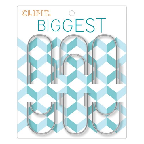 International Arrivals Biggest Clipit Paperclips, Set of 3