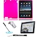 Pink Magenta Silk Premium Durable Protective Skin for Apple iPad 2 Tab Tablet 2nd Generation + Includes a High Quality and Durable Anti Glare Screen Protector, will prevent from any scratches and dirt going to your iPad Touch Screen + Includes a Home Wall