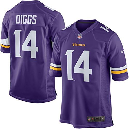 Men's Jersey Minnesota #14 Stefon Diggs Purple Game Jersey American Football Jerseys
