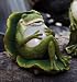 Solar Relaxing Frog Statuary