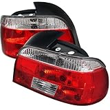 Spyder Auto BMW E39 5-Series Red Clear Crystal Tail Light