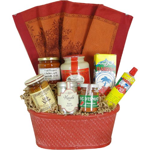 Hot and Spicy Gourmet Luxury European Gift Basket