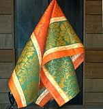 Three pieces Linen Cotton Dish Towel, Tuscan, Made in Europe