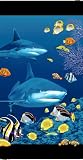 SHARK BEACH TOWEL