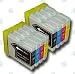 8 Chipped LC1000 Compatible Ink Cartridges for the Brother MFC-660CN Printer from 'The Ink Squid' - 2 x LC1000Bk - Black; 2 x LC1000C - Cyan (Blue); 2 x LC1000M - Magenta (Red); 2 x LC1000Y - Yellow. The Latest Chips, Fully Compatible With Brother DCP and MFC Printers and the Maximum ML Capacity of any Compatible Ink Cartridge.