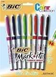 Bic mark-it Color collec/ast 8ct gpmup81asst (070330332898)