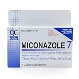Quality Choice Miconazole 7 Vaginal Suppositories 7 Count ,  Boxes (Pack of 3)