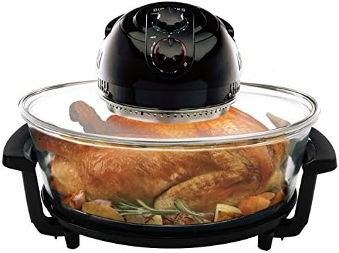 Best Selling Popular Kitchen Countertop Light Portable Convection Infrared Halogen Healthy Low Fat Turkey Fish Meats Vegetable Roaster Oven Triple Fast Cook Power Technology- Perfect Healthy Foods Now