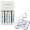 Sanyo Eneloop Schnellladeger�t MQR06 - Akku Ladeger�t mit LED-Anzeige inkl. 8er Pack Eneloop AA Akkus in Kraftmax Akkuboxen - Neueste Version