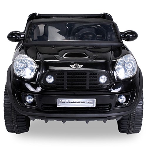 NEU Kinder Elektroauto Lizenzierter Original BMW Mini Beachcomber Lizenziert 2 x 45 Watt Motor Elektro Kinderauto Kinderfahrzeug (schwarz) - 6