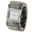 Geneva Women's Platinum Safety Pin Stretch Watch