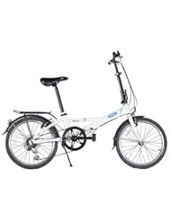 Sports: Ford by Dahon Moun 7 Speed Folding Bike, 20"/38", White - VENQUEST TRADING INCORPORATED