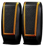 USB DIGITAL SPEAKERS - ORANGE ACCENT