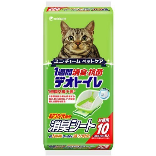 ユニチャーム 消臭抗菌デオトイレ 消臭シート 10枚