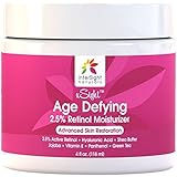 NEW 2.5% Retinol Cream Moisturizer by InterSight - 4 oz - Premium Organic Anti Aging Formula Includes Retinol, Shea Butter, Hyaluronic Acid & Jojoba Oil - Best Anti Wrinkle - Use Day & Night