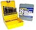 Eazypower 86789 29-Piece 1/16-Inch-1/2-Inch Black Oxide 135-Degree Split Point M2 High Speed Steel Drill Bit Set