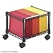 Safco Products 5220BL Mini Wire File Cart, Letter or Legal Size, Black