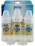 BornFree Plastic Bottle Triple Pack, 9 oz 1 kit