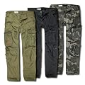 Surplus Airborne Vintage Slimmy Cargo Hose 3 Farben S-XXL